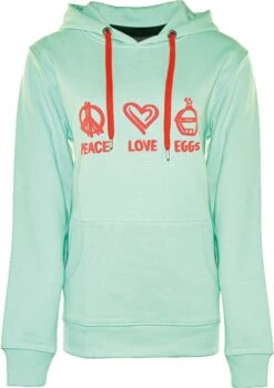 Big Green Egg - Pull - Femme - Medium - Peace, Love, EGGs - Sweat à Capuche - Sweat à Capuche
