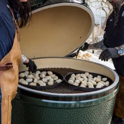 Kamado Big Green Egg XXL Øint 73cm Sur Chariot + Déflecteur -Big Green Egg kamado big green egg xxl sur chariot deflecteur 3